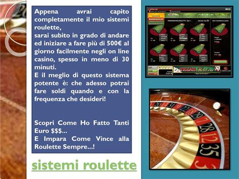 Sistemi Roulette .